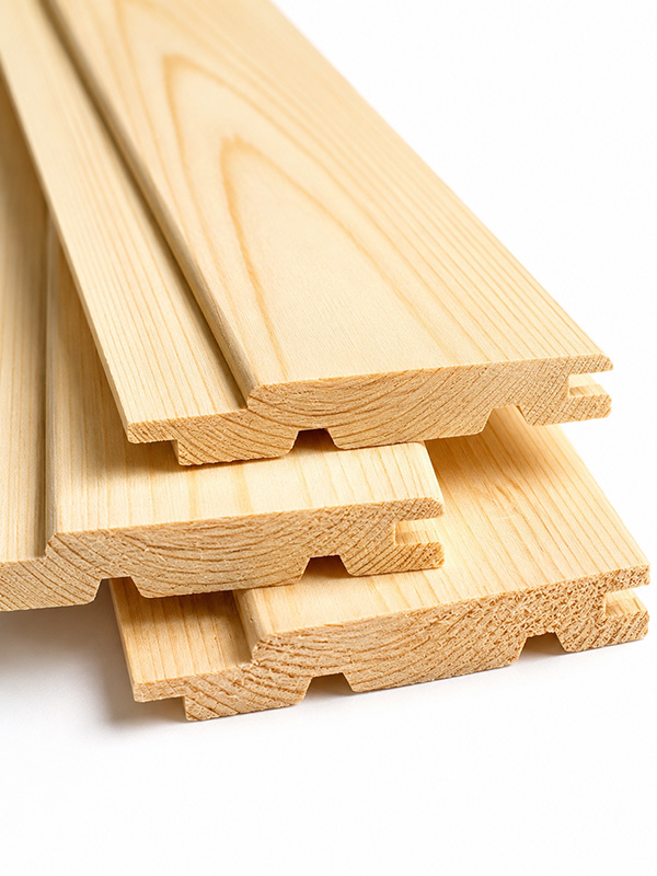 Softline Profilholz aus Fichte und Kiefer mit Nut-und-Feder-Profil
